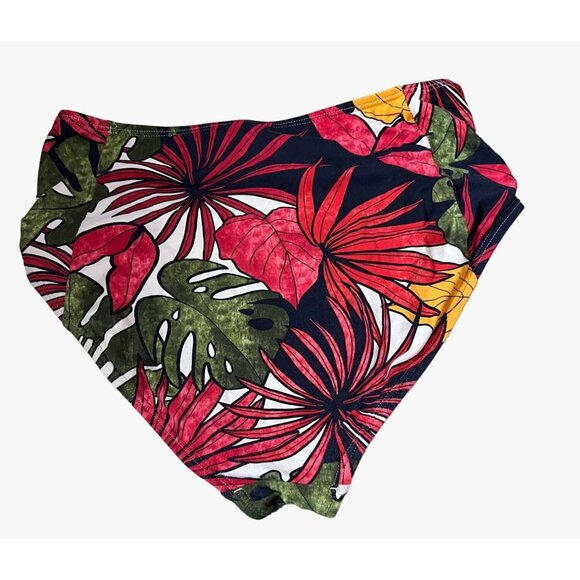 Tommy Bahama Women's Size Medium High Waisted Brief Tropical Color Print Excelle - Picture 2 of 7